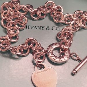 Authentic Tiffany Toggle Heart Necklace